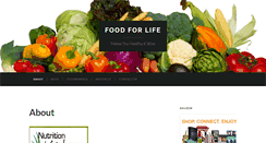 Desktop Screenshot of food-for-life.net