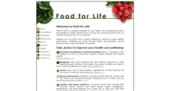 Desktop Screenshot of food-for-life.co.uk