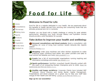 Tablet Screenshot of food-for-life.co.uk